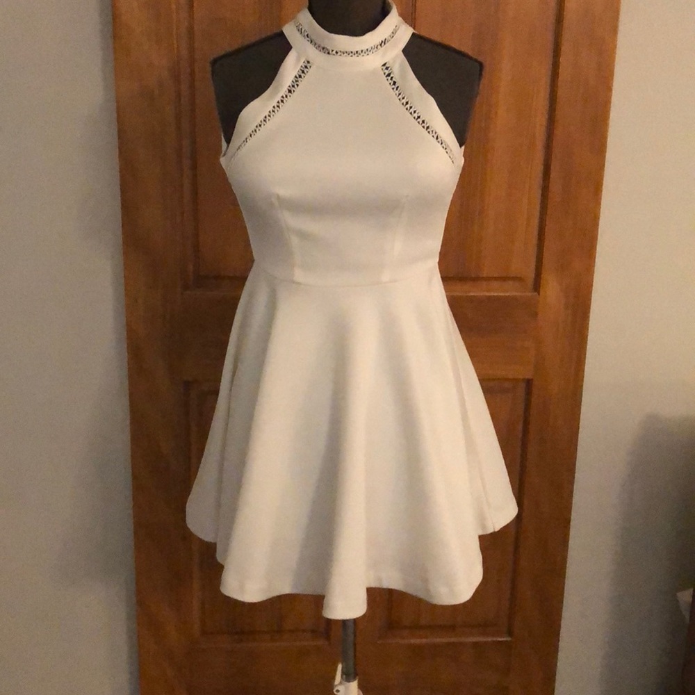 White cocktail dress